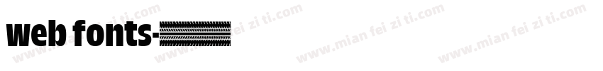 web fonts字体转换